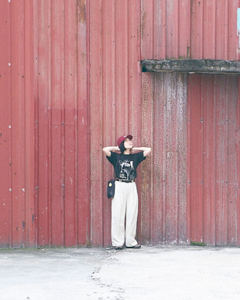 【予約】Lily of the valley　半袖Tシャツ　ブラック/SLN