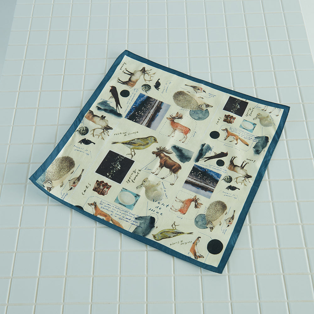 vent de moe ハンカチspring forest