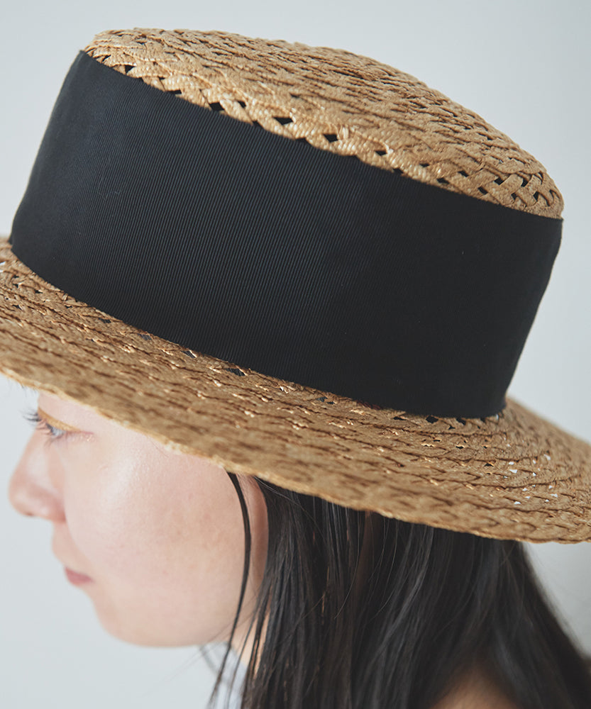 straw canotier /miahat/2505