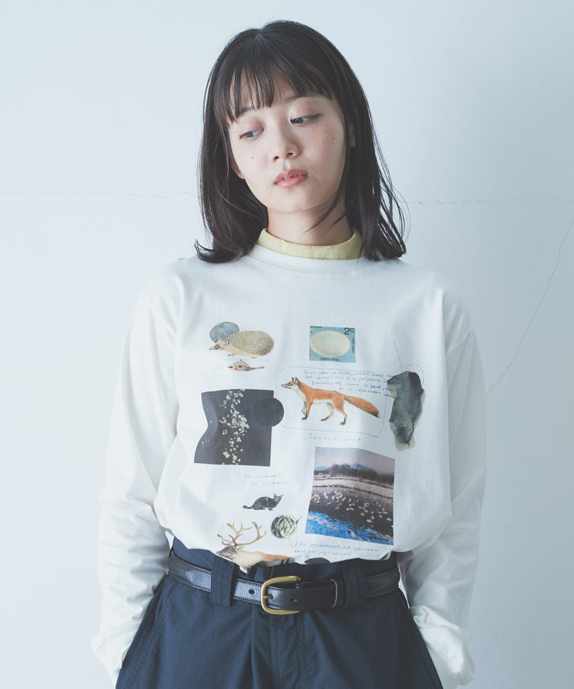 ⚪︎予約 spring forest ロングスリーブTシャツ【12月お届け】