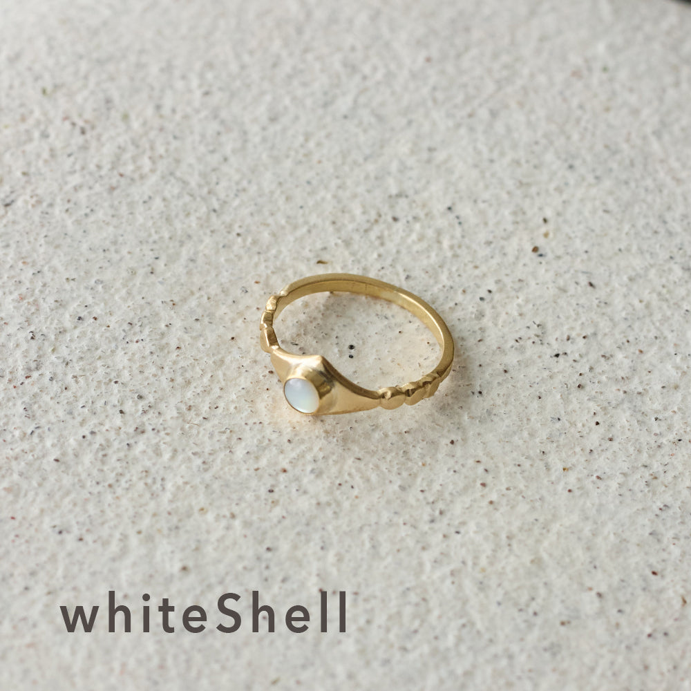 SURUME. /Shave stone thin ring