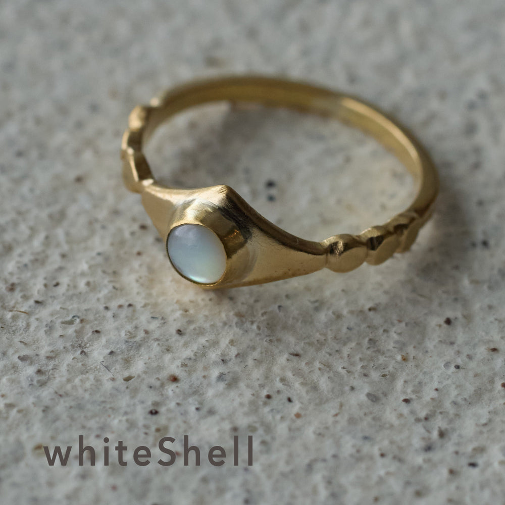 SURUME. /Shave stone thin ring