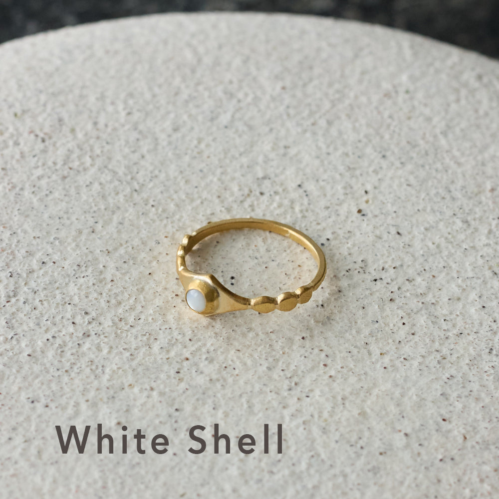 SURUME. /Shave stone thin ring