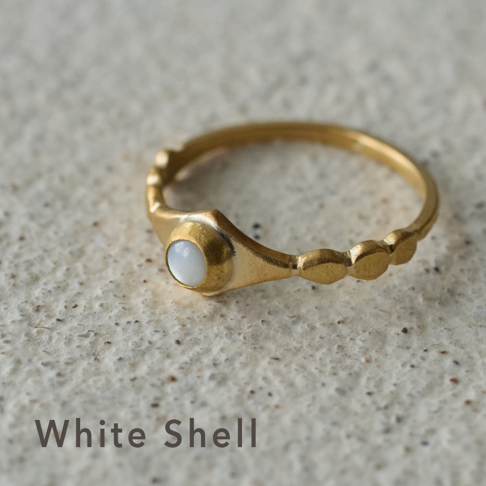 SURUME. /Shave stone thin ring