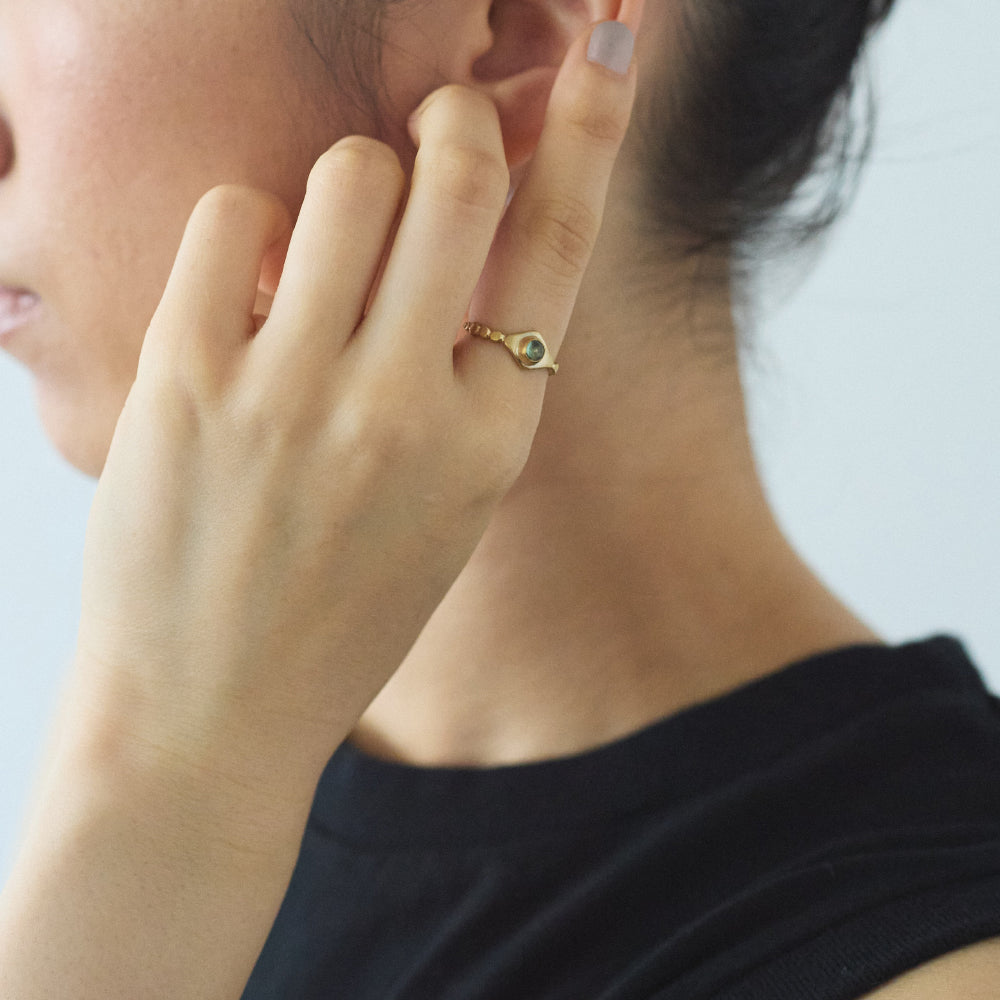 SURUME. /Shave stone thin ring