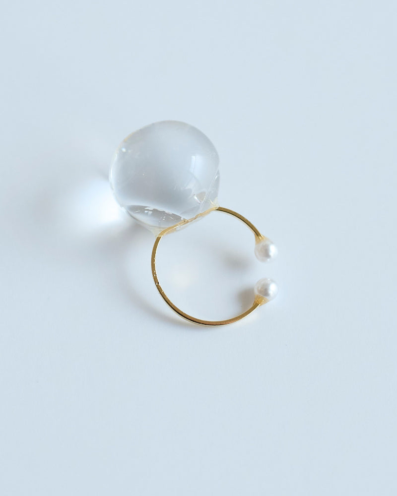 nemunemu　一粒イヤーカフ(14mm 片耳）