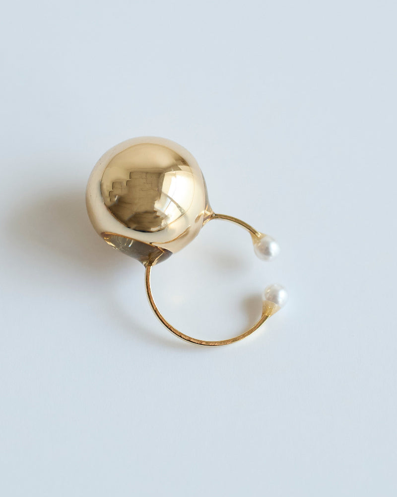 nemunemu　一粒イヤーカフ(14mm 片耳）