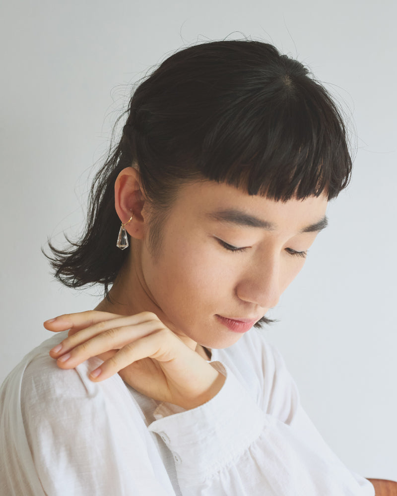 nemunemu　水晶 ear cuff（片耳）