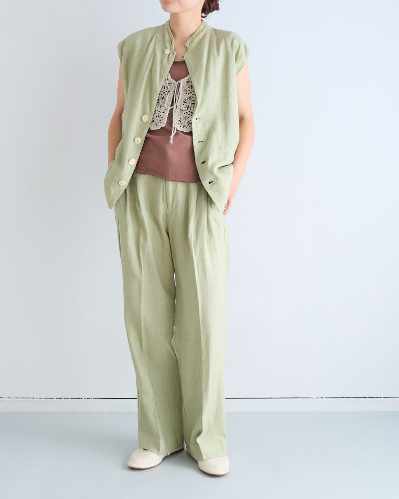 Relaxed Linen Vest/ JöICEADDED /J251VT01