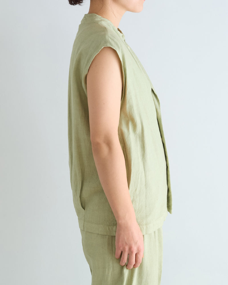 Relaxed Linen Vest/ JöICEADDED /J251VT01