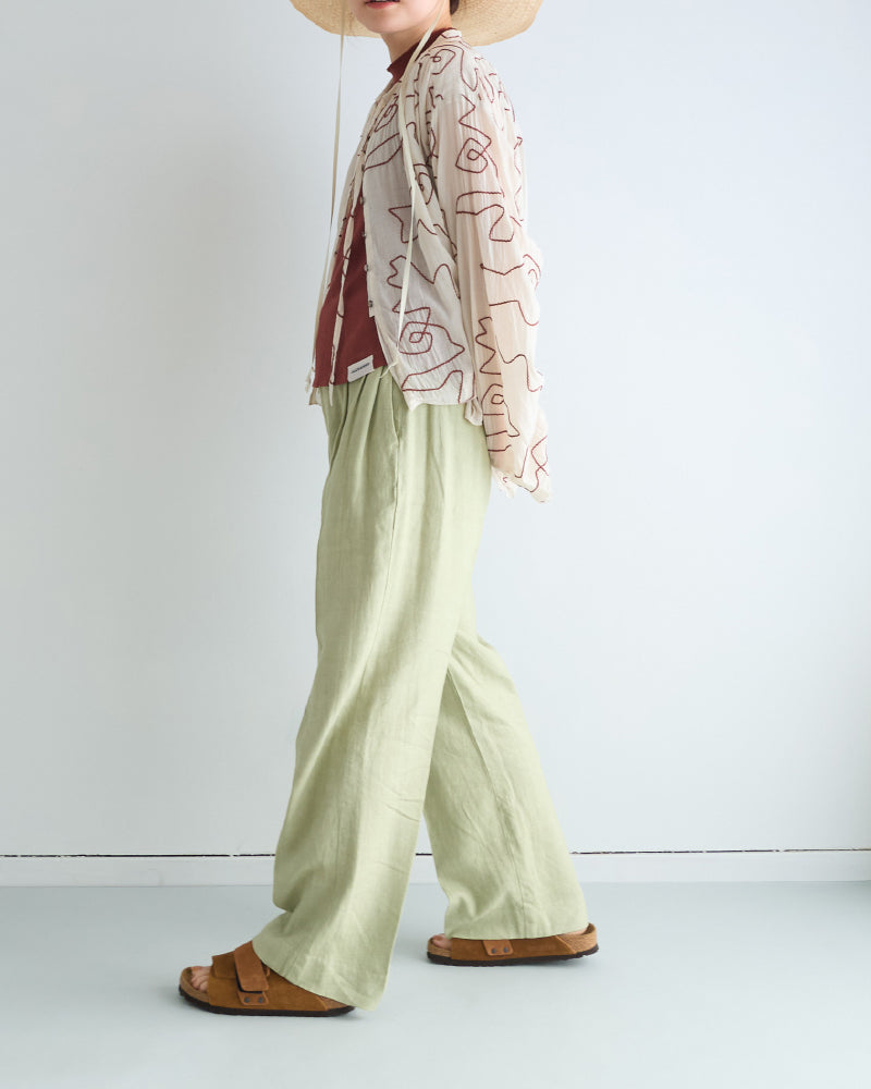 Relaxed Linen Trousers/ JöICEADDED /J251PT02/サイズ1