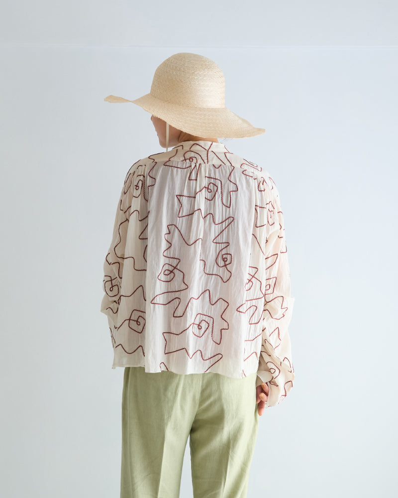 (sold)Geometic Pattern shirts/ JöICEADDED /J251SH02