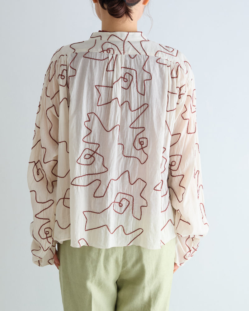 (sold)Geometic Pattern shirts/ JöICEADDED /J251SH02