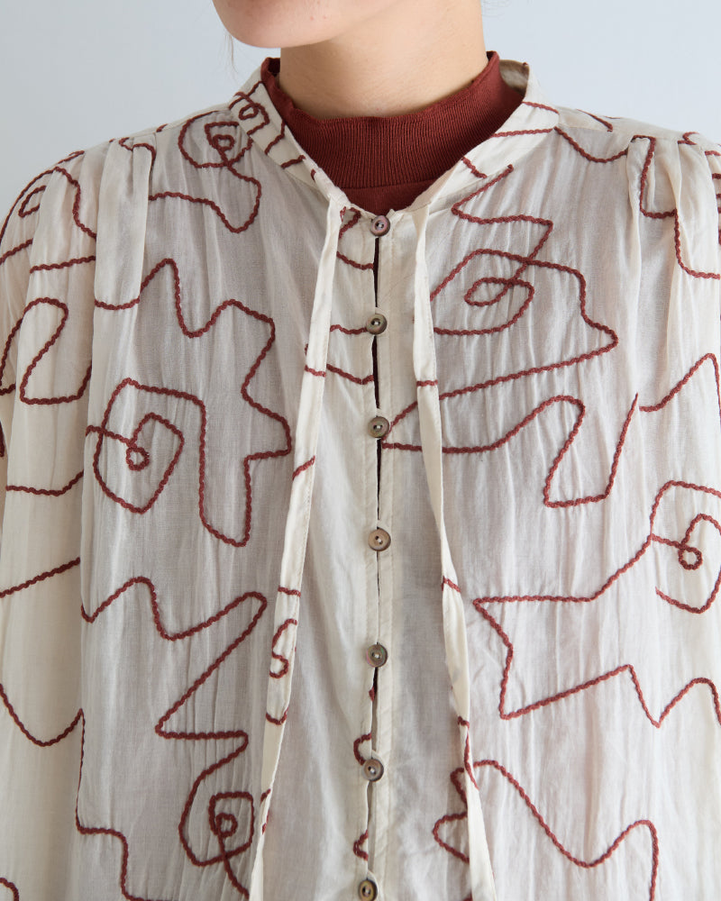 (sold)Geometic Pattern shirts/ JöICEADDED /J251SH02