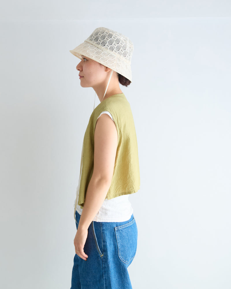 (sold)Winkled Sleeveless shirts/ JöICEADDED /J251SH04