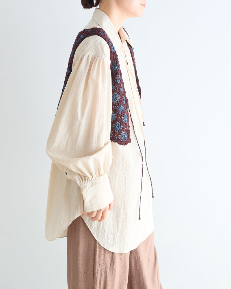 Embroidered Knitted Vest/ JöICEADDED /J251VT02