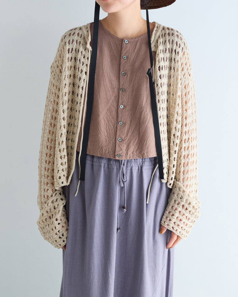 Triangle Pattern knit cardigan/ JöICEADDED /J251KN02