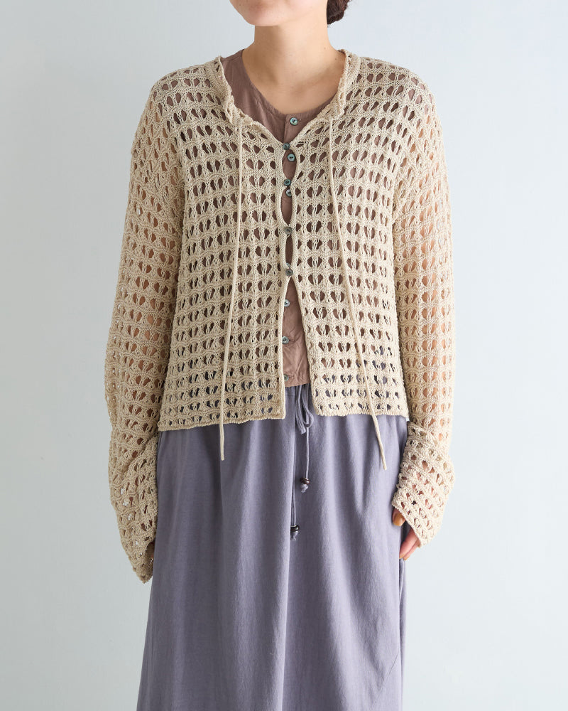 Triangle Pattern knit cardigan/ JöICEADDED /J251KN02