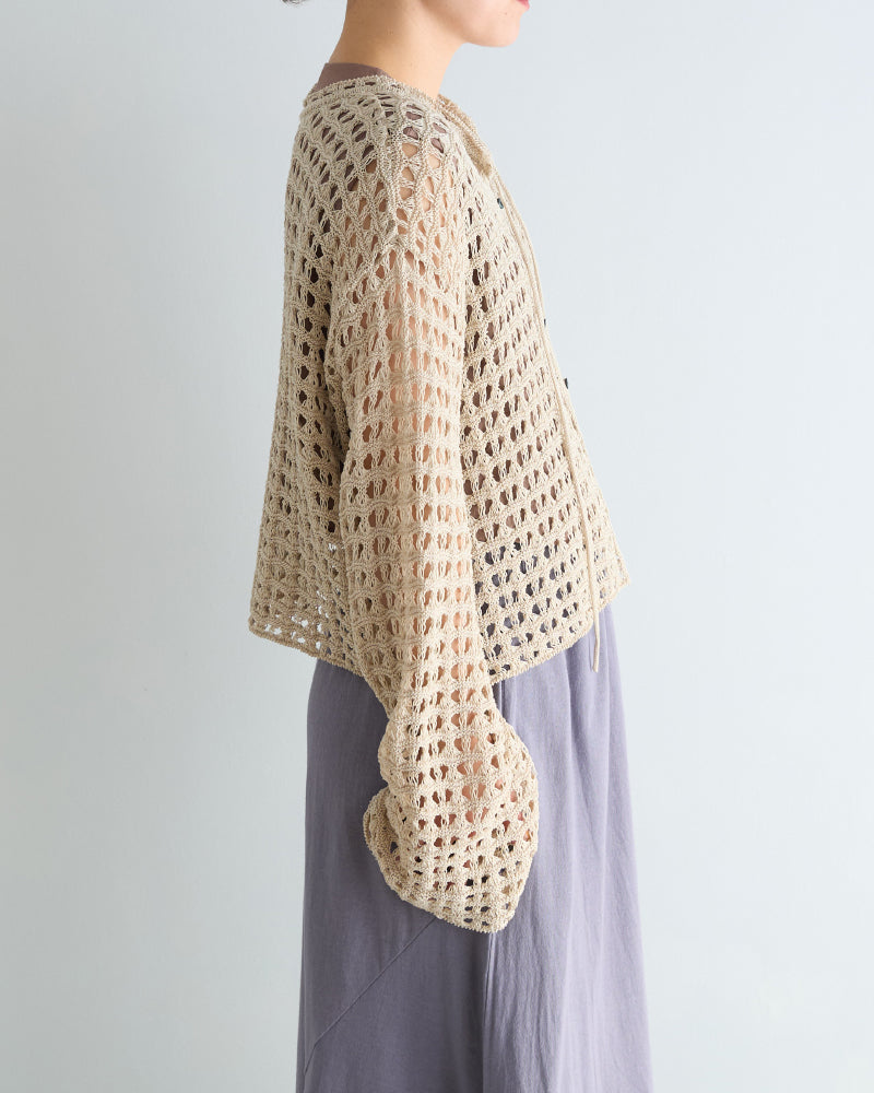 Triangle Pattern knit cardigan/ JöICEADDED /J251KN02