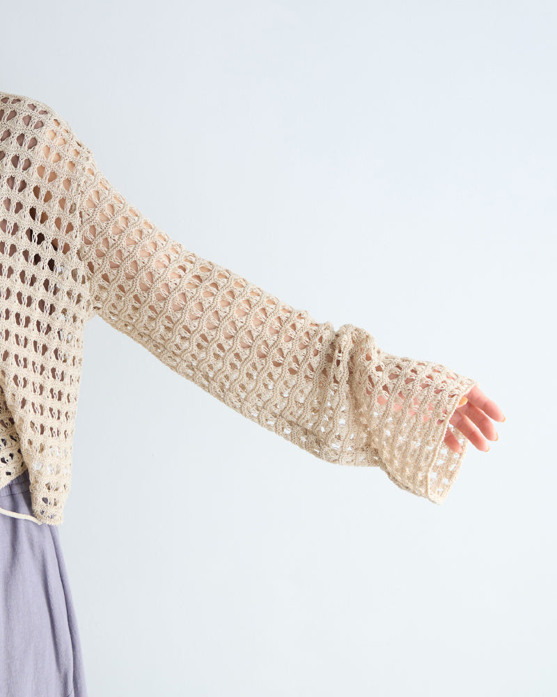 Triangle Pattern knit cardigan/ JöICEADDED /J251KN02