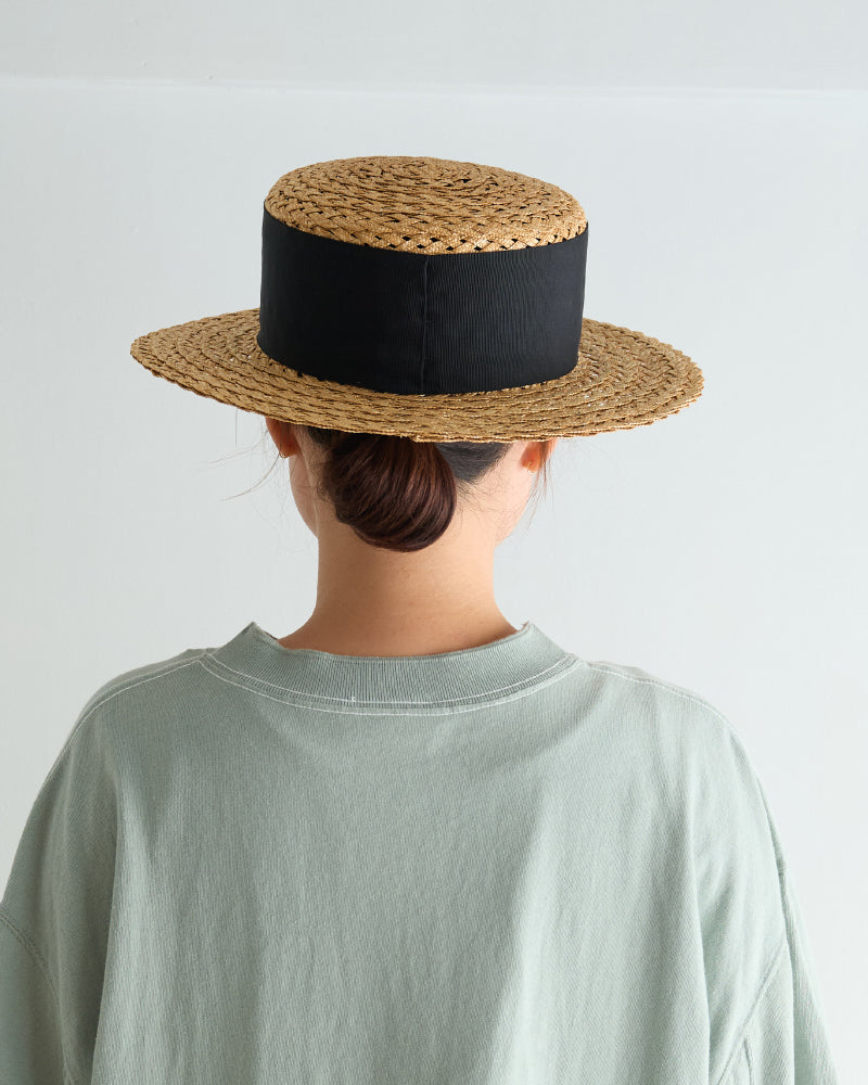 straw canotier /miahat/2505