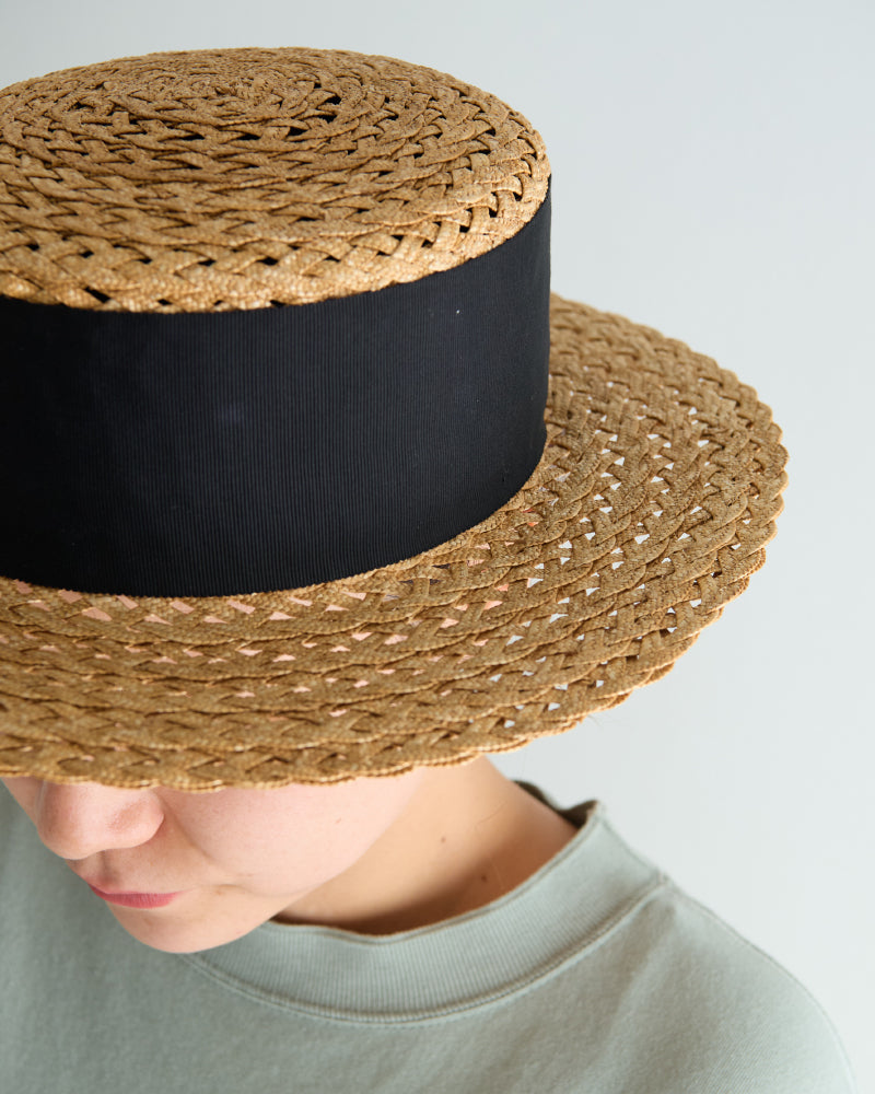 straw canotier /miahat/2505