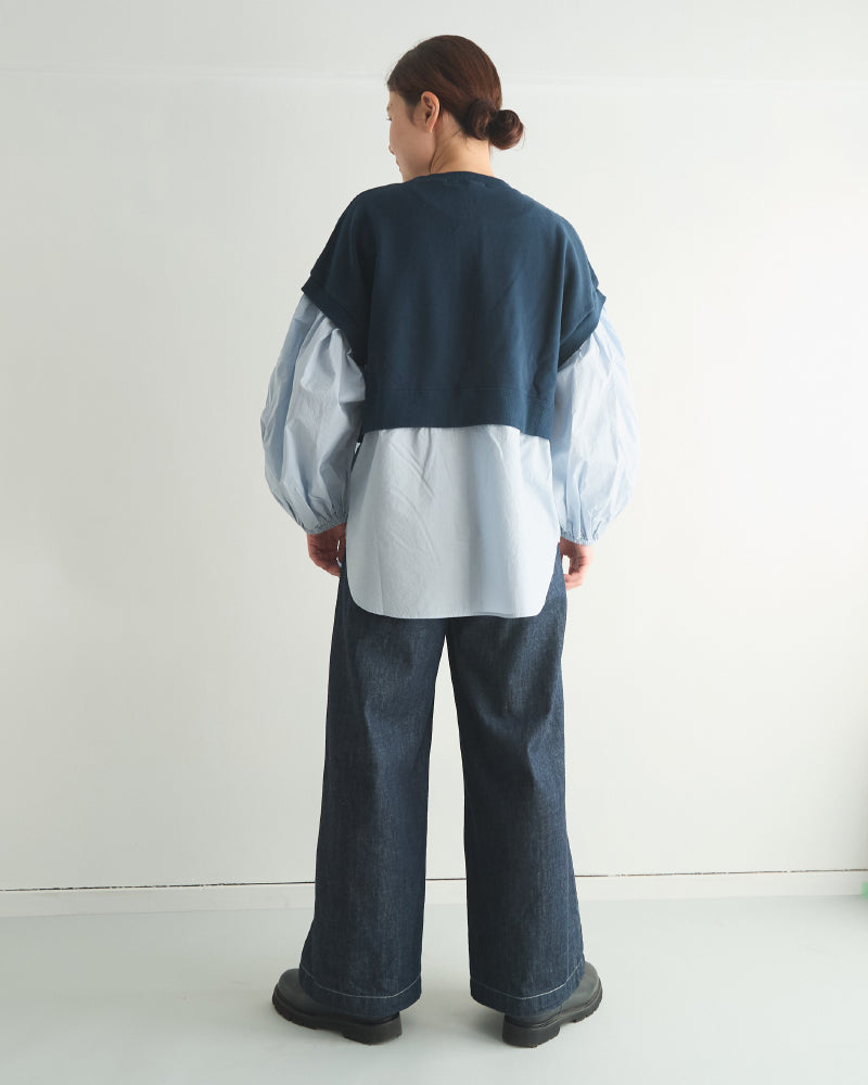 セントラル裏毛　タイプライターコンボプルオーバー/UNIVERSALTISSU/US250CT016