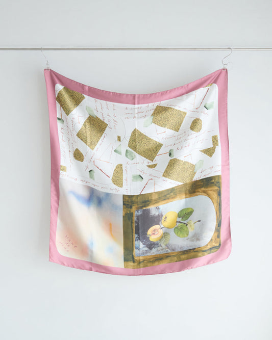 【受注】printed scarf 届かなかった手紙/ vent de moe