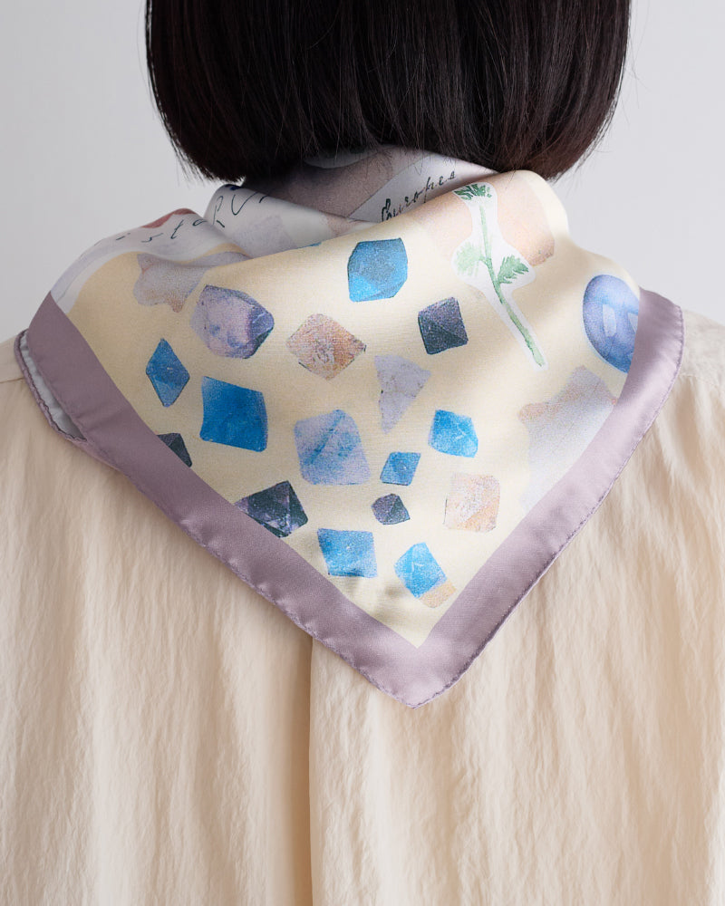 printed scarf 明日のブーケ/ vent de moe 【受注受付終了】