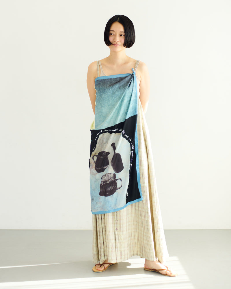 printed scarf May vent de moe 【受注受付終了】