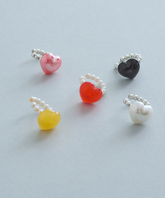 nemunemu ハート13mmイヤーカフ(片耳)