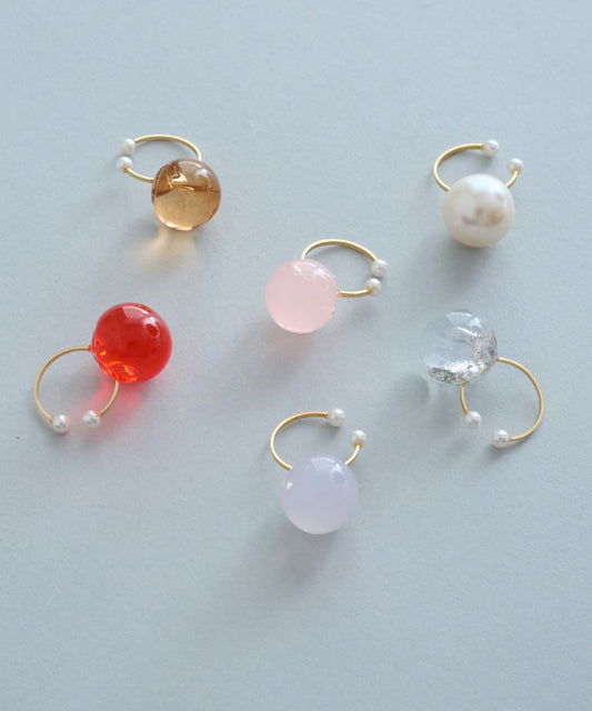 nemunemu 一粒イヤーカフ(14mm 片耳)