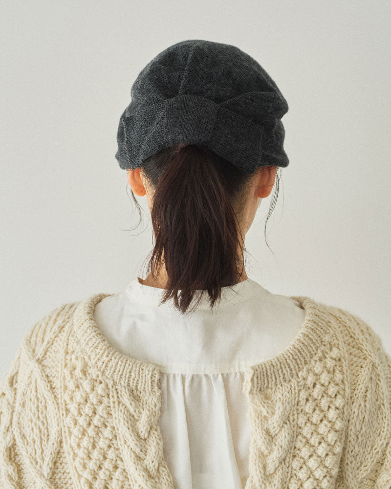 【受注】miahat & accessory リボンターバン（ニット）