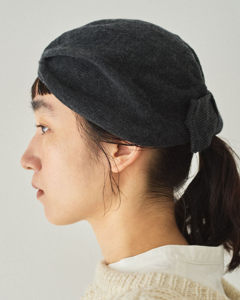 【受注】miahat & accessory リボンターバン（ニット）