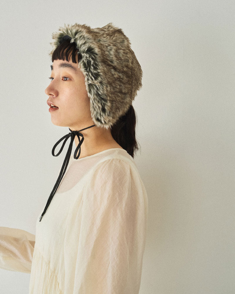 【受注】ファーフード/miahat & accessory /2667