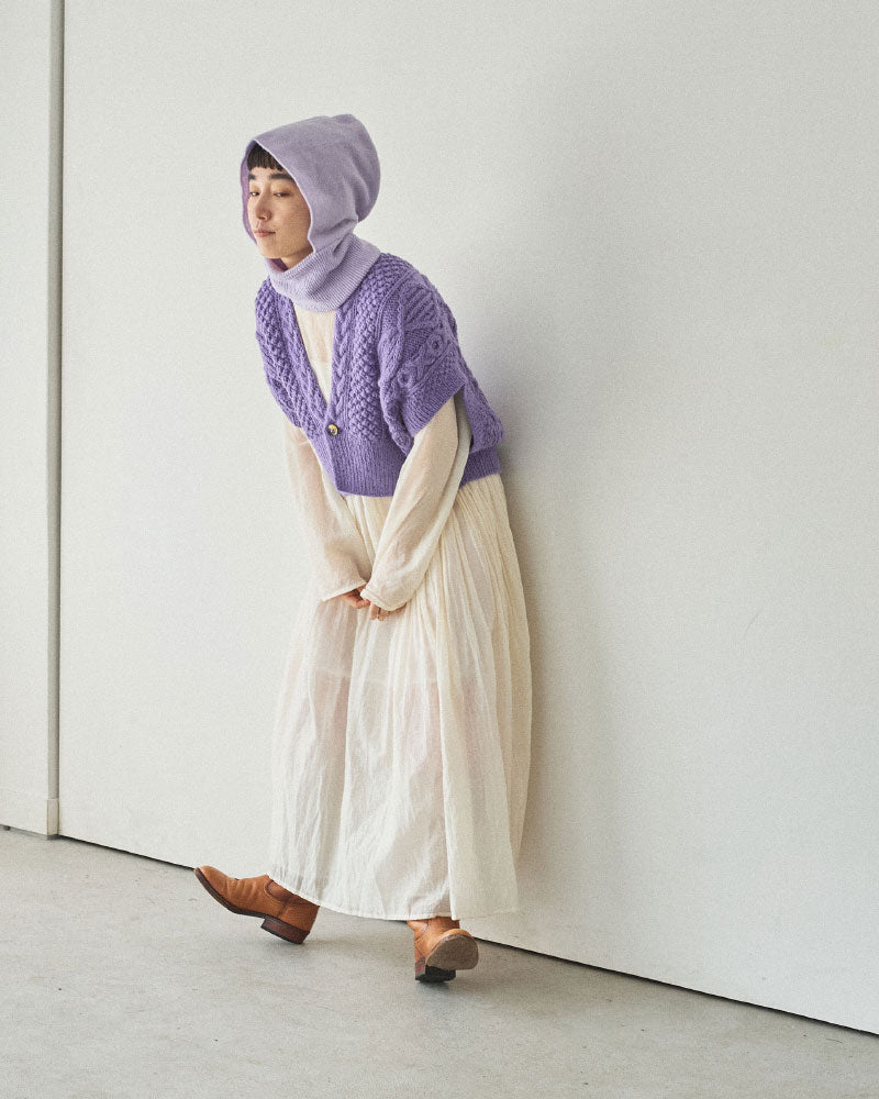 【予約】hand aran vest/Hériter/H0-00-1003