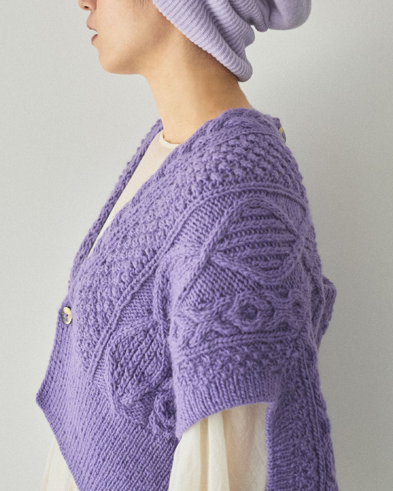 【予約】hand aran vest/Hériter/H0-00-1003