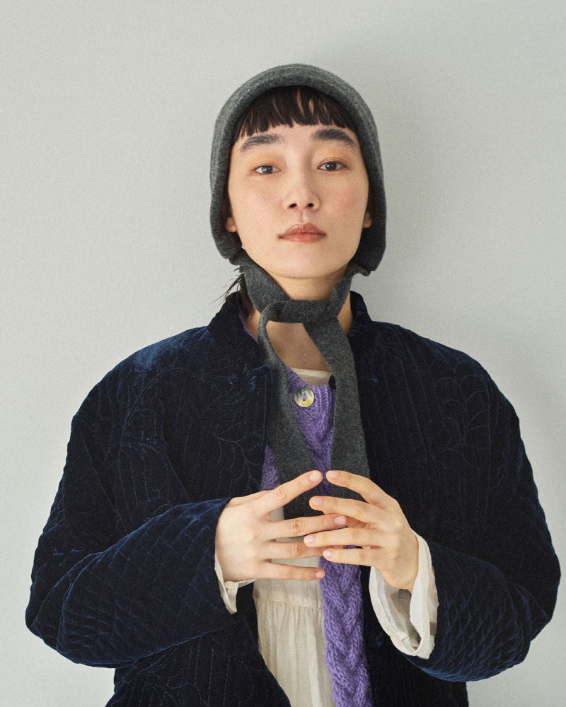 miahat & accessory ウールフード