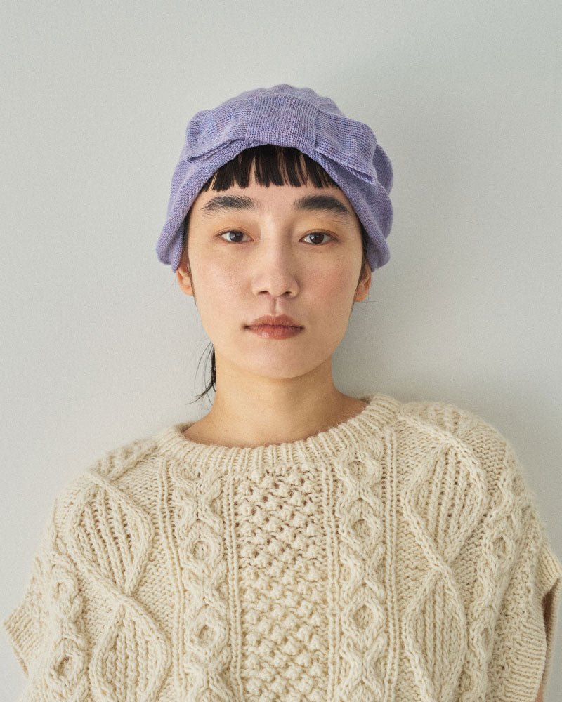 【受注】miahat & accessory リボンターバン（ニット）