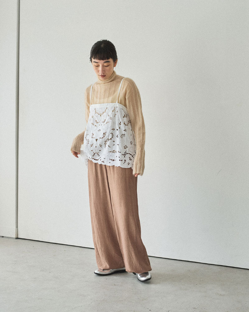 【予約】cutwork parts tablecloth camisole/Hériter/H0-00-3060
