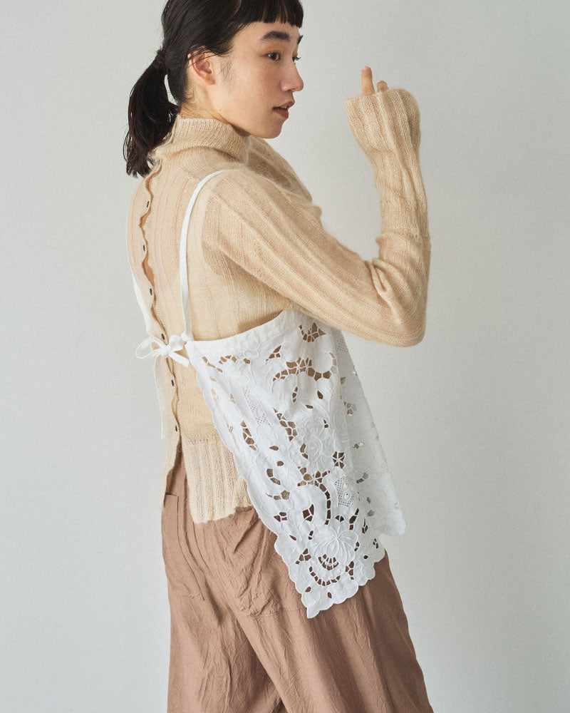【予約】cutwork parts tablecloth camisole/Hériter/H0-00-3060