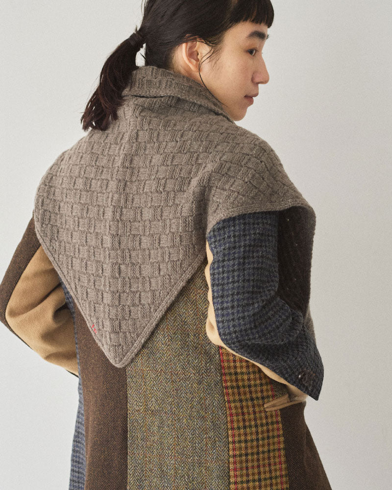 BLOCK PATTERN SCARF/YULA/Y L 25-A 001