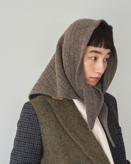 【受注終了】BLOCK PATTERN SCARF/YULA/Y L 25-A 001