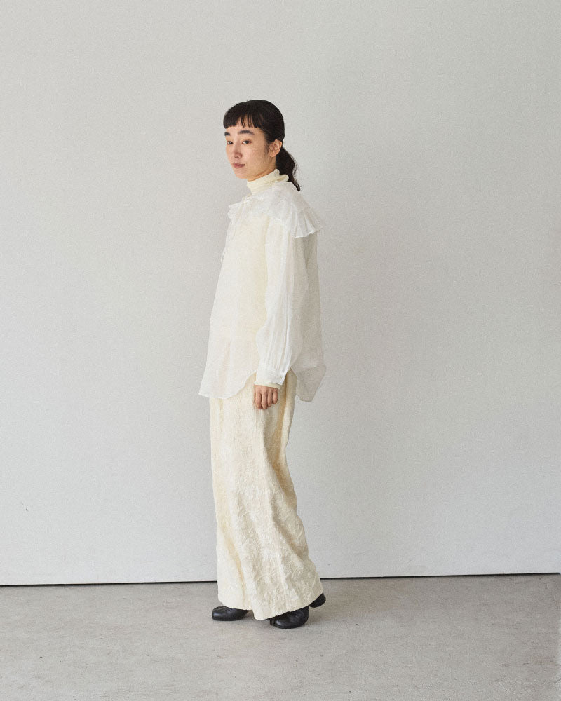 【予約】fril collar blouse/Hériter/H0-00-3065