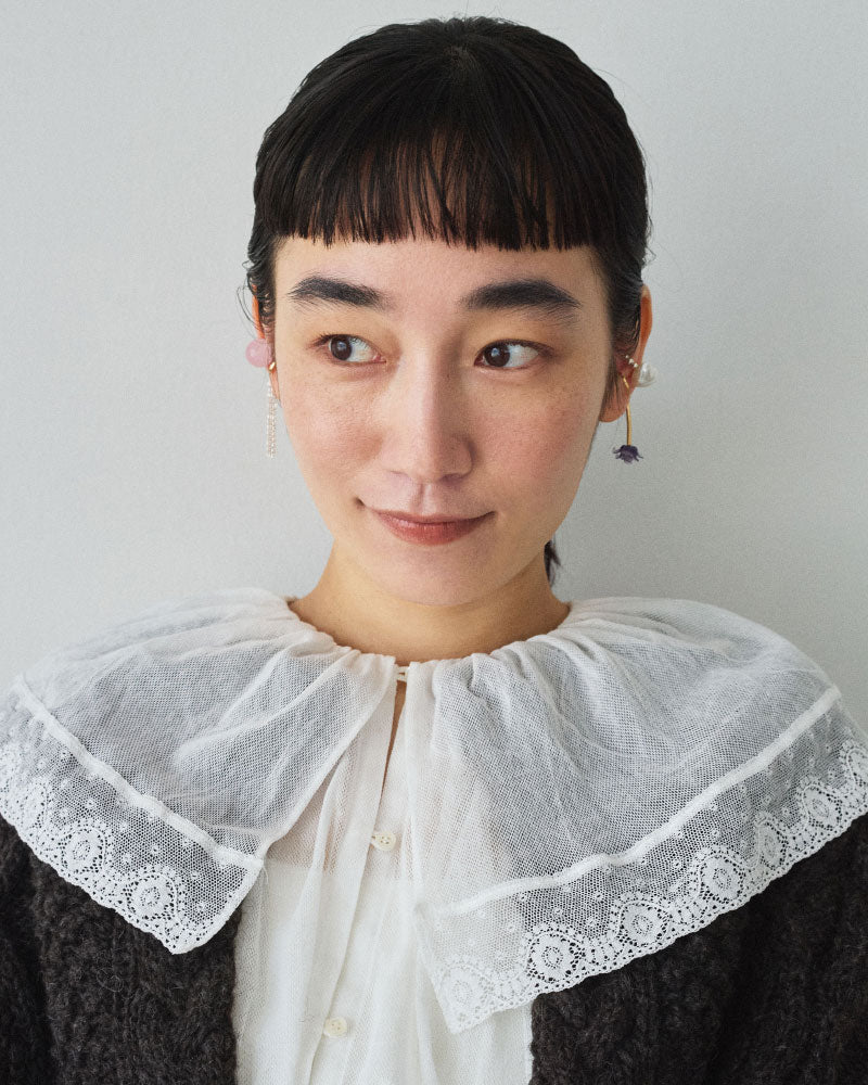 【予約】cotton tulle blouse/Hériter/H0-00-3068