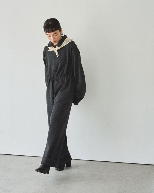【受注終了】CASHMERE WOOL JUMPSUIT/YULA/YL 25-P005