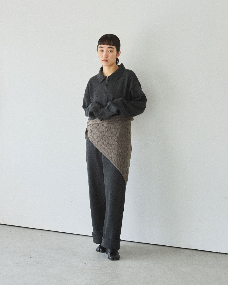 BLOCK PATTERN SCARF/YULA/Y L 25-A 001