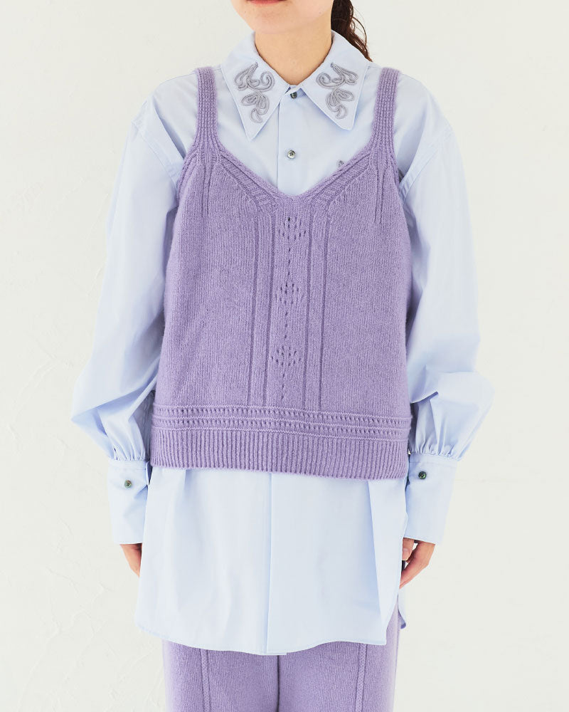 【予約】Knitted cemisole Top/ JöICEADDED /J 253KN02