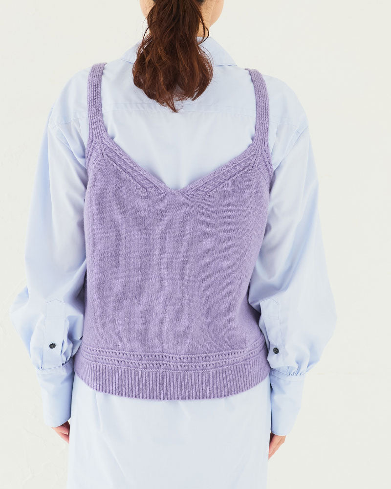 Knitted cemisole Top/ JöICEADDED /J 253KN02