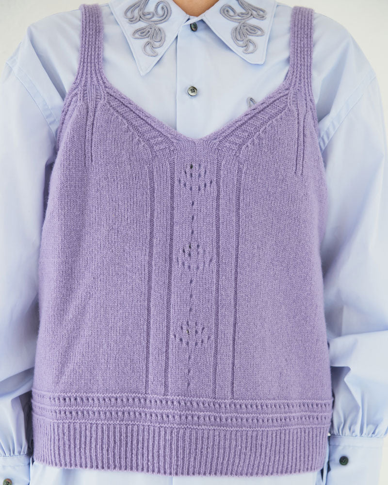 【予約】Knitted cemisole Top/ JöICEADDED /J 253KN02